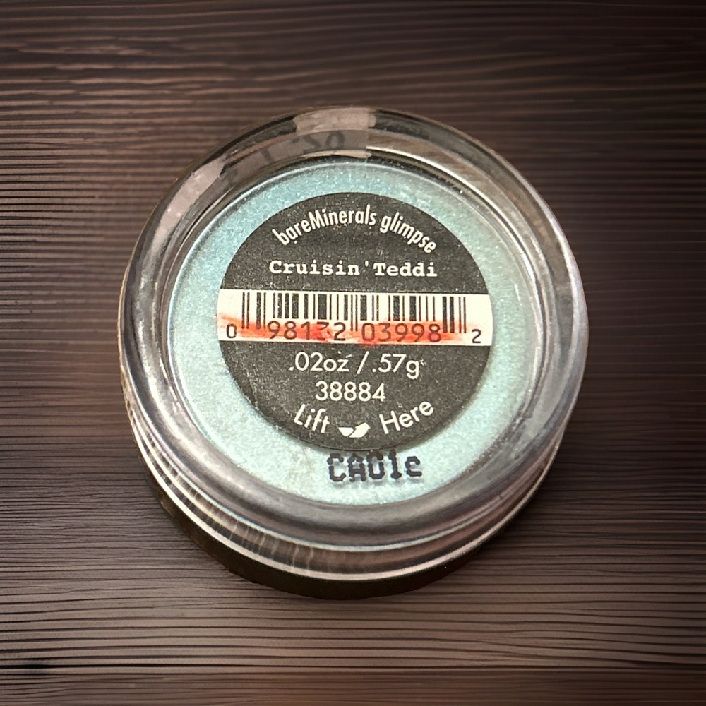 BareMinerals Glimpse Eyeshadow Cruisin Teddi .02 OZ Sealed Travel Small Jar New - Picture 3 of 4